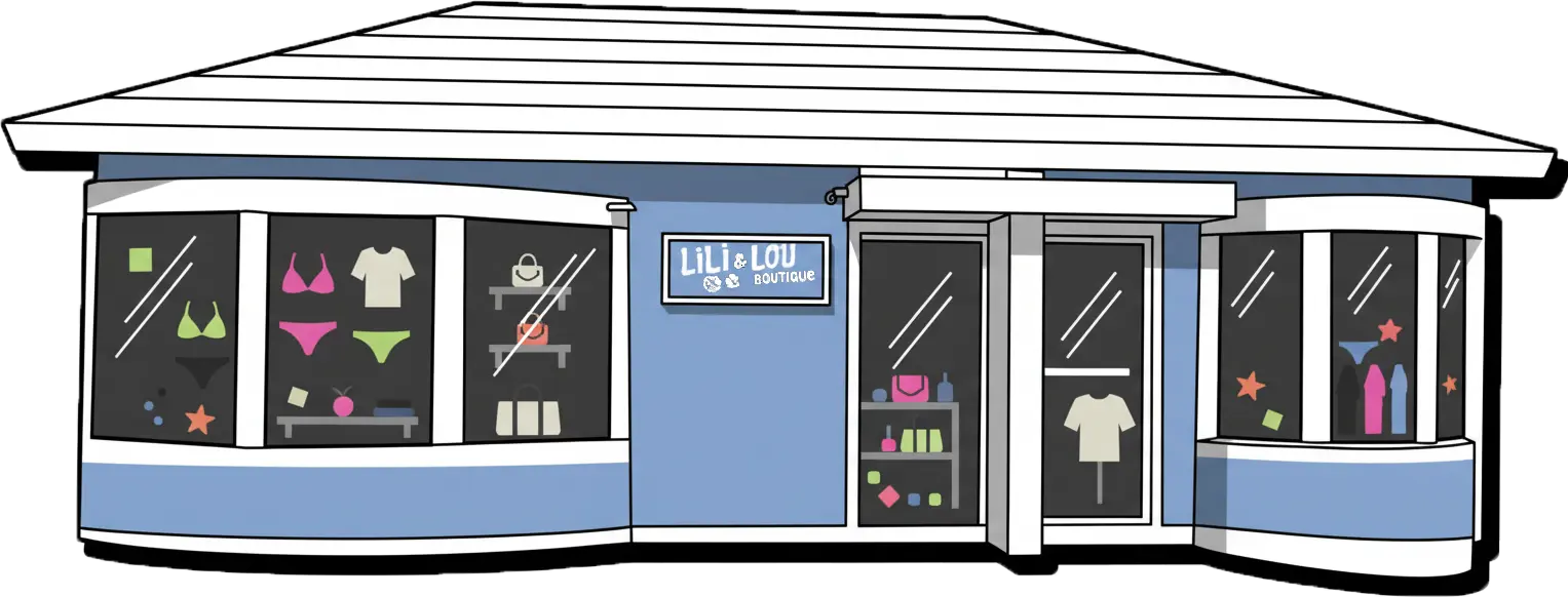 LiliLou Boutique Illustration